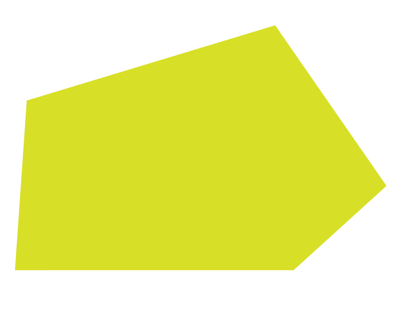 A yellow 3D right-pointing arrow on a black background.